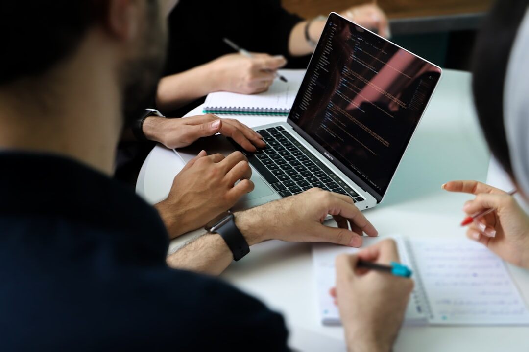 people discussing in meeting